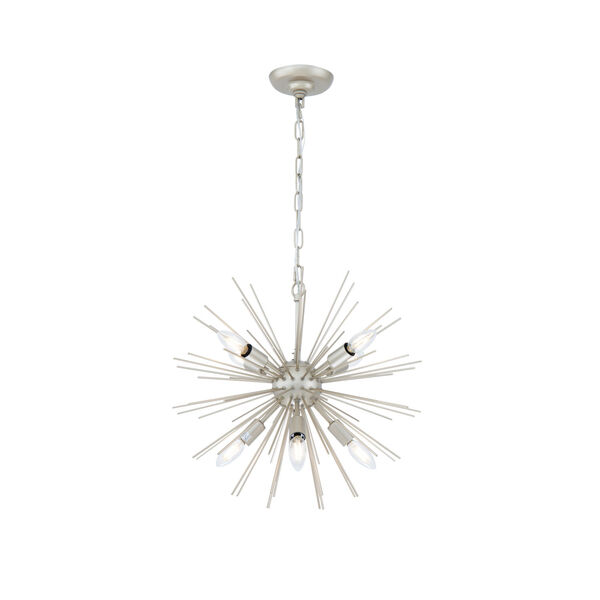 Timber Champagne 20-Inch Eight-Light Pendant, image 4