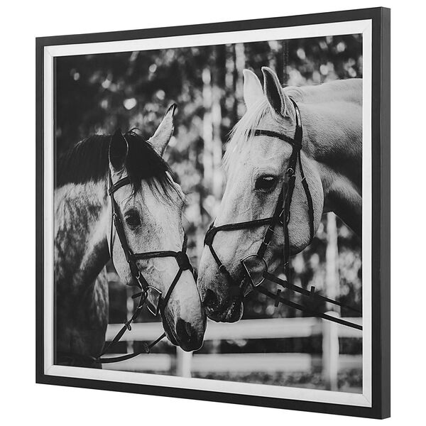 Apple Of My Eye Black and White 40 x 36-Inch Framed Print, image 4