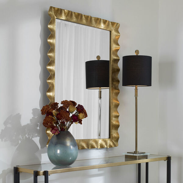 Haya Gold 28-Inch x 40-Inch Mirror, image 1