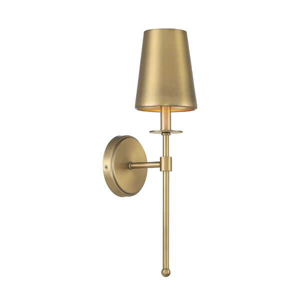 Lowry Natural Brass 20-Inch One-Light Wall Sconce, image 1