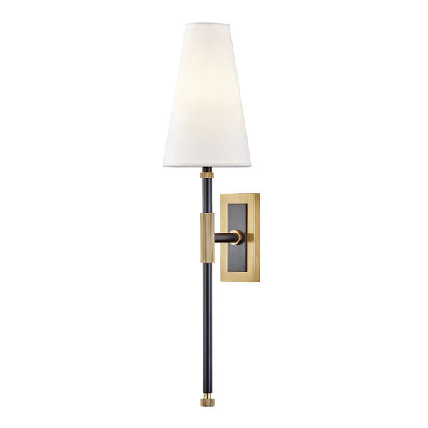 Bowery Aged Old Bronze One-Light Wall Sconce, image 1