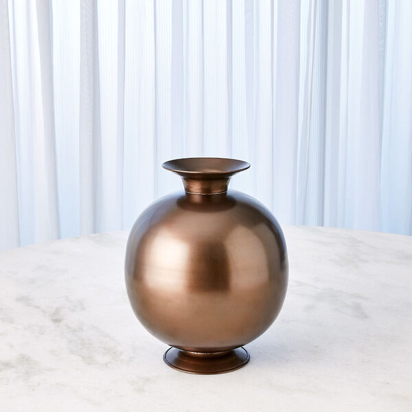 Bronzino Bronze Orb Small Vase - (Open Box), image 2