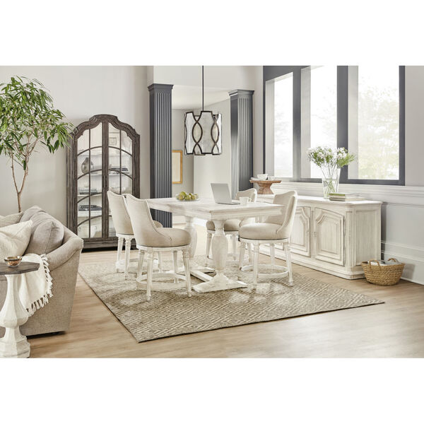 Traditions Soft White Friendship Table with Two 12-Inch Leaves, image 3