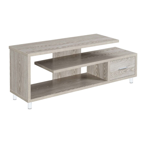 Seal II Ice White 60-Inch TV Stand, image 4