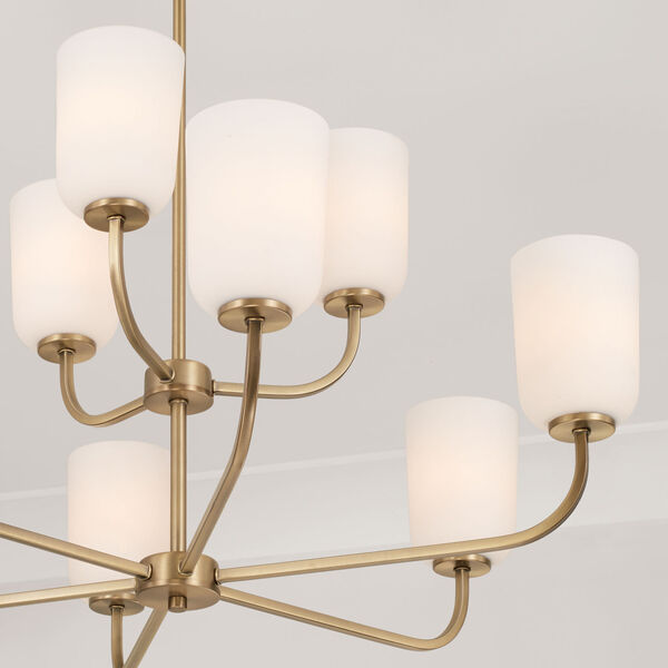 Lawson Chandelier with Soft Glass, image 3