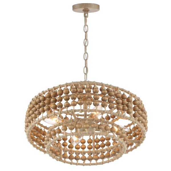 Silas Burnished Silver Three-Light Chandelier Convertible to Semi-Flush Mount, image 2