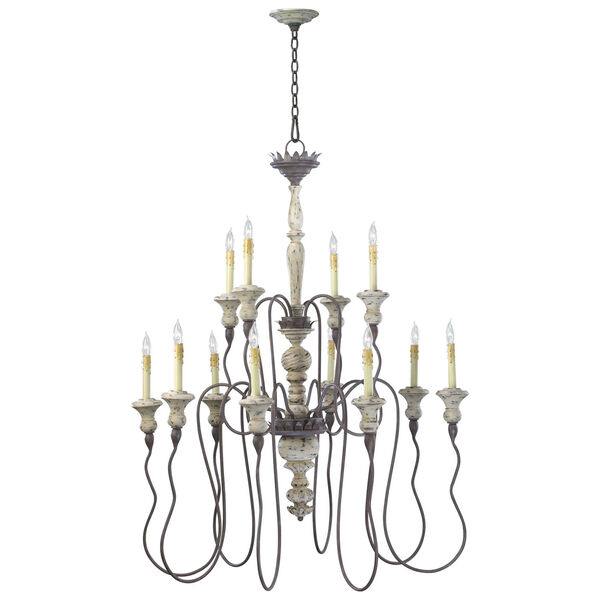 Provence Carriage House 12-Light Chandelier, image 1