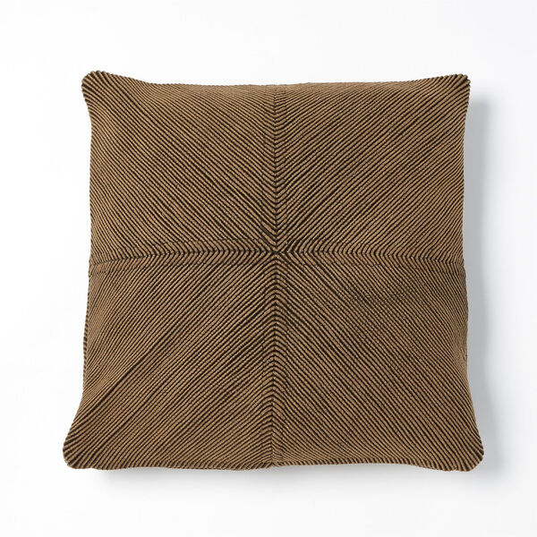 Feather Brown 20 In x 20 In. Pillow, image 3