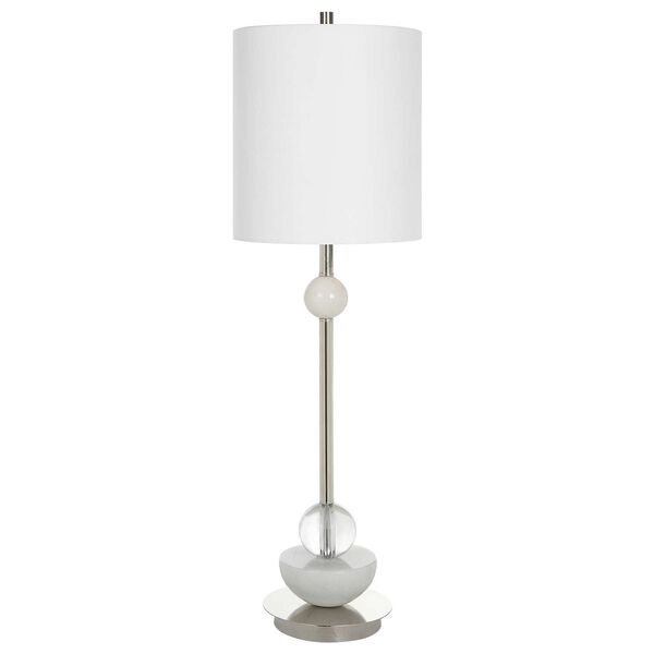 Exposition Polished Nickel Buffet Lamp, image 3
