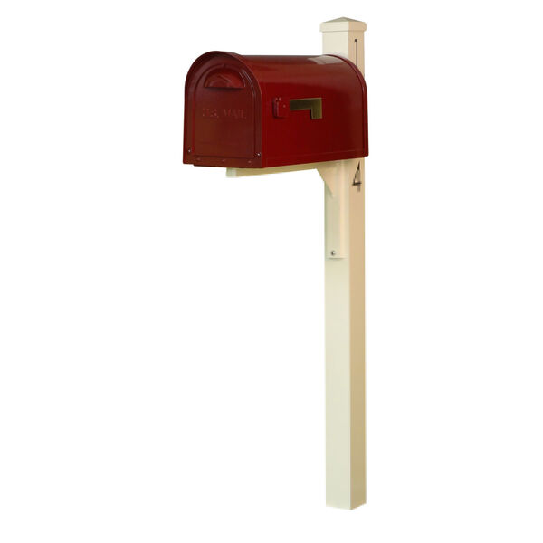 Dylan Wine Curbside Mailbox and Post, image 1