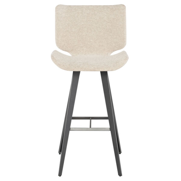 Astra Beige and Black Bar Stool, image 2