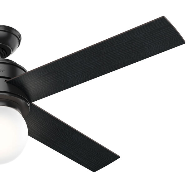 Hepburn Matte Black 52-Inch One-Light LED Adjustable Ceiling Fan, image 5