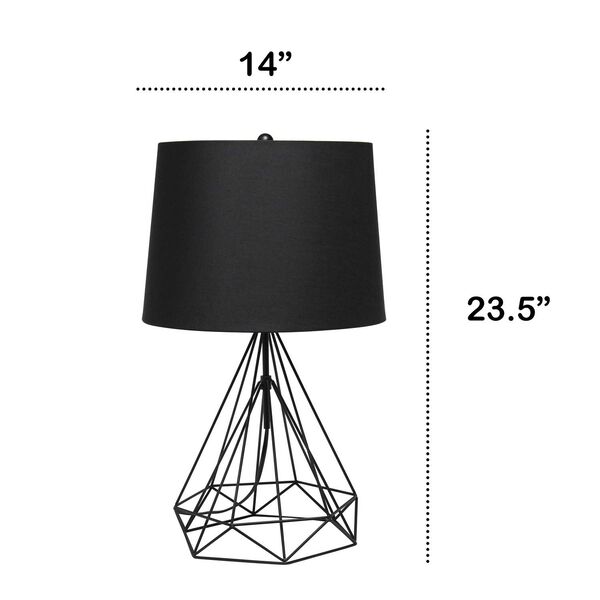 Studio Loft Black Matte One-Light Table Lamp, image 5