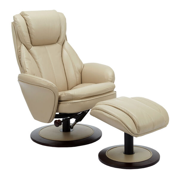 Relax-R Alpine Beige Breathable Air Leather Recliner, image 2