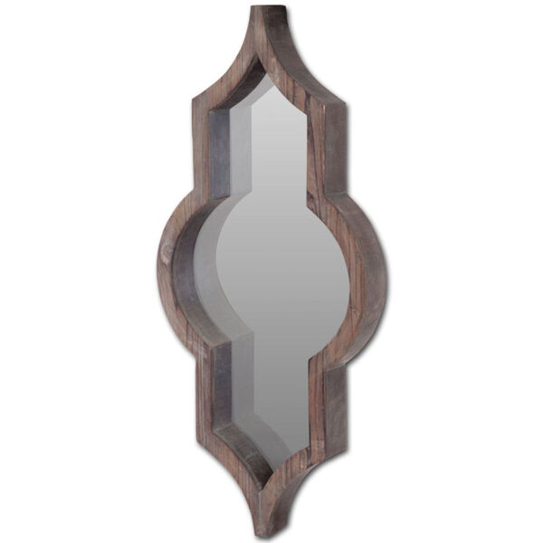 Tamanar Champagne Wood Frame Wall Mirror, image 1