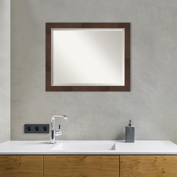 Wildwood Brown Bathroom Vanity Wall Mirror, image 3