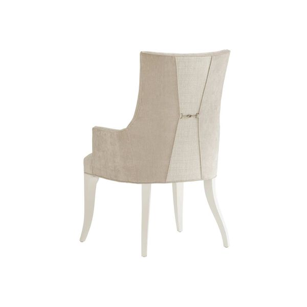 Avondale White Geneva Upholstered Arm Chair, image 2