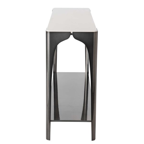 Cove Ink Marble Top Console Table, image 4
