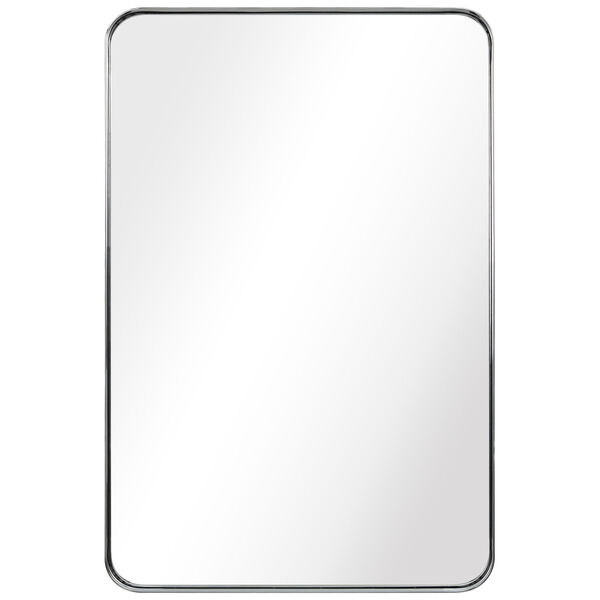 Silver 24 x 36-Inch Rectangle Wall Mirror, image 3