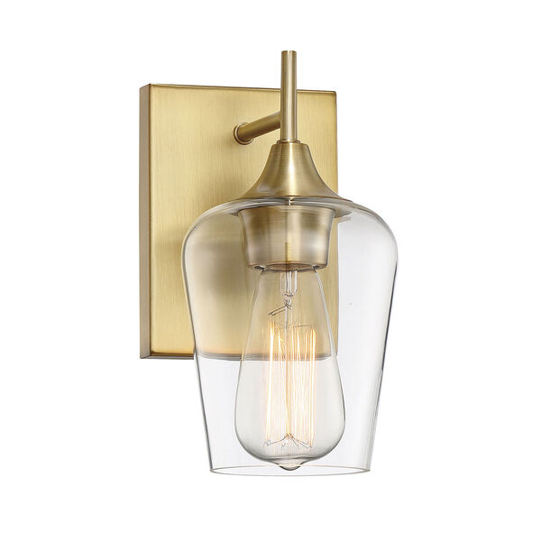 Octave Warm Brass One-Light Wall Sconce, image 3