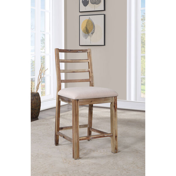 Vail II Natural Brown and Cream Dining Chair, Set of 2, image 4