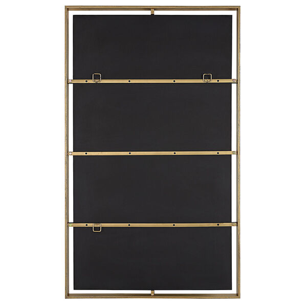 Egon Warm Gold and Aged Bronze Wall Mirror, image 3