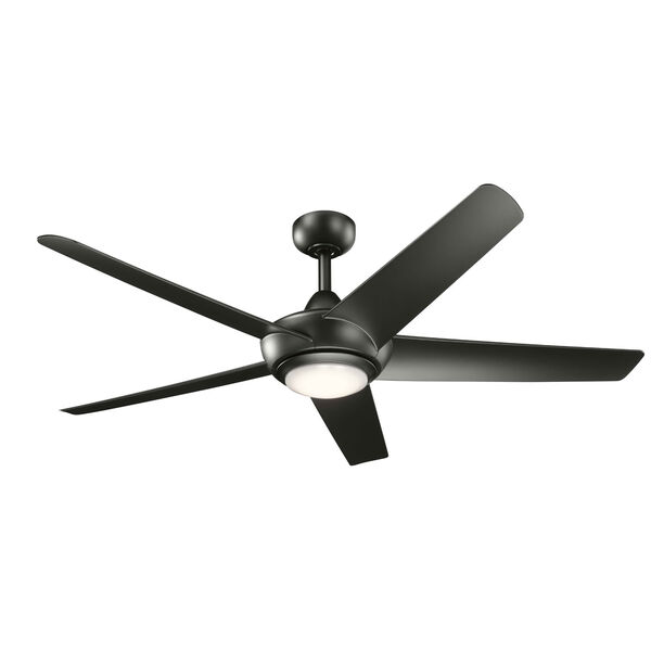 Kapono Satin Black 52-Inch LED Ceiling Fan, image 6