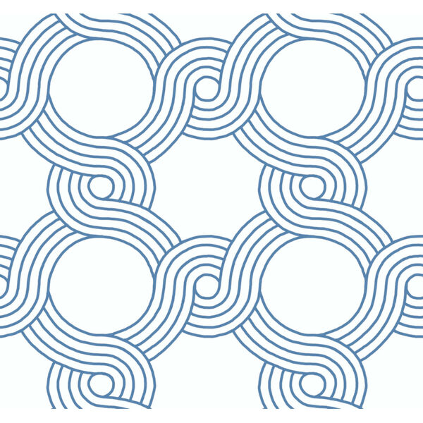 Geometric Resource Library Blue the Twist Wallpaper, image 3