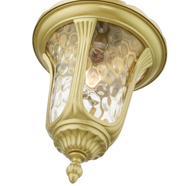 Oxford Soft Gold One-Light Outdoor Pendant Lantern, image 6