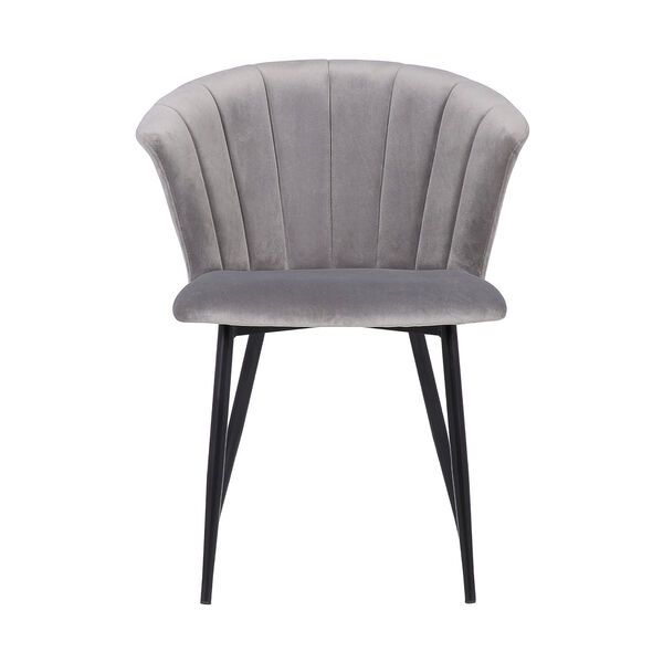 Lulu Gray with Black Powder Coat Dining Chair, image 2