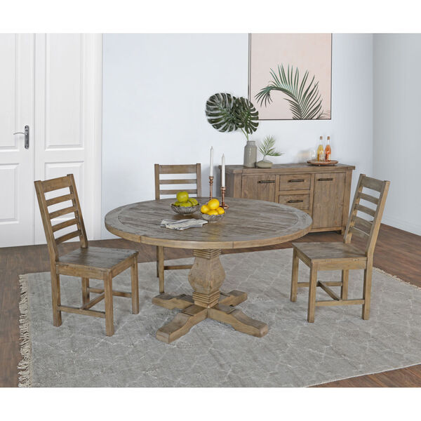 Quincy Desert Gray 55-Inch Round Dining Table, image 3