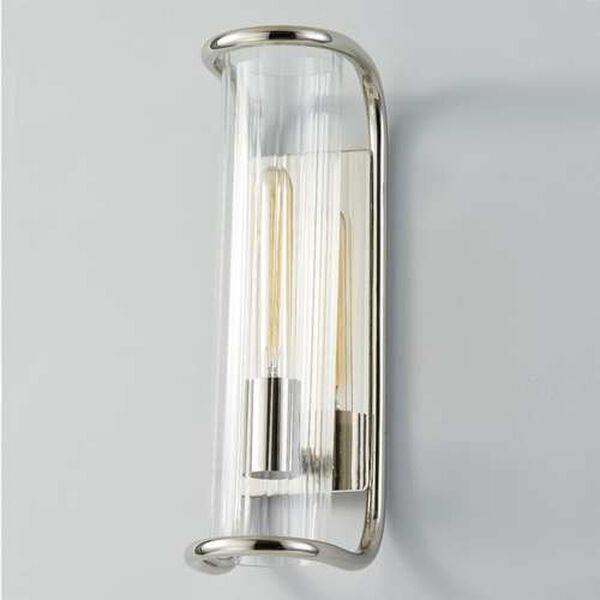 Fillmore Polished Nickel One-Light Wall Sconce, image 5