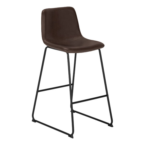 Brown and Black Standing Desk Office Chair, image 1