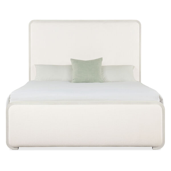 Serenity Sand Dollar White Ashore Upholstered Panel Bed, image 2