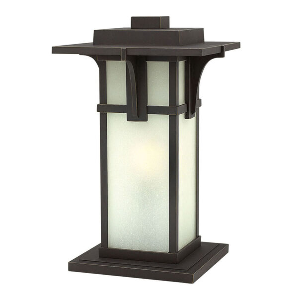 Manhattan Oil Rubbed Bronze 18.5-Inch One-Light Outdoor Post Mounted, image 6