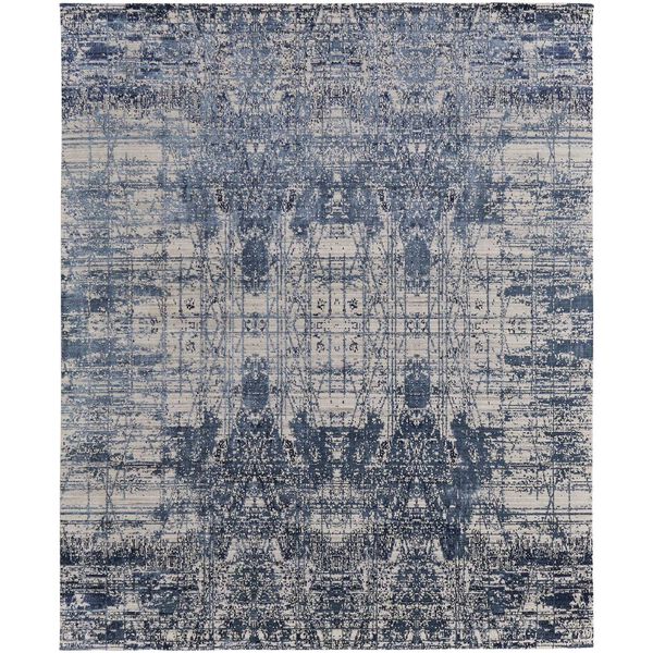 Eastfield Casual Blue Ivory Area Rug, image 1