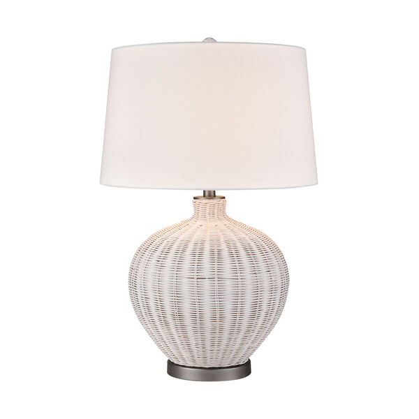 Brinley White One-Light Table Lamp, image 1