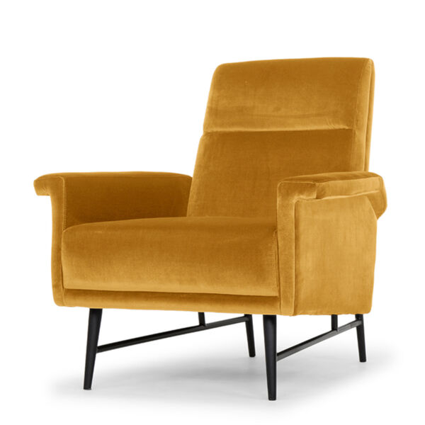Mathise Mustard and Black Occasional Chair, image 1