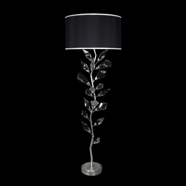 Foret Silver Black Three-Light Floor Lamp, image 1
