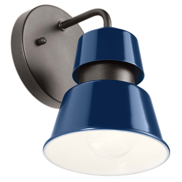 Lozano Catalina Blue Eight-Inch One-Light Outdoor Wall Sconce, image 3