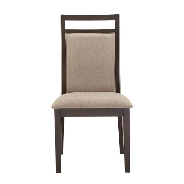 Lara Espresso and Gray Dining Chair, Set of Two, image 2