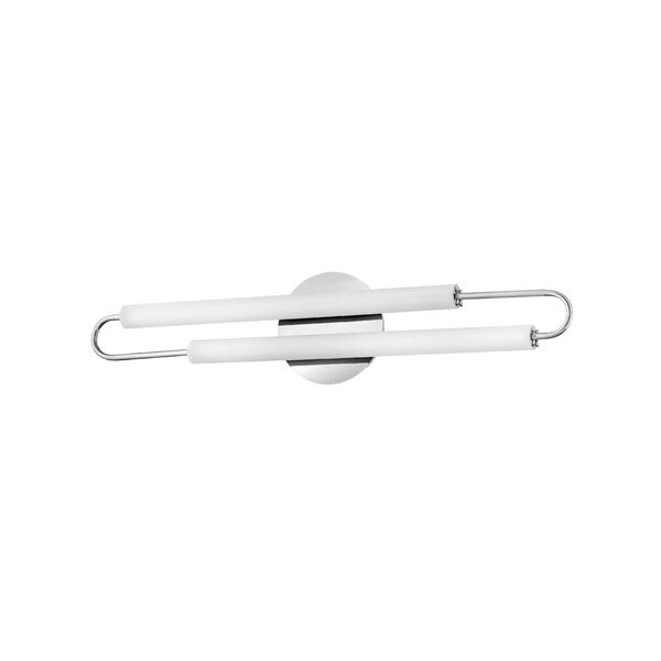 Eos Chrome Integrated Led Bath Bar With Etched Glass, image 4