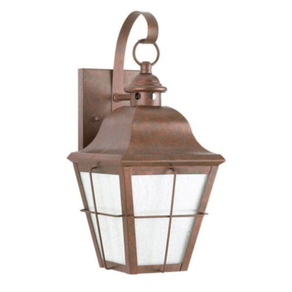 Hazel Weathered Copper One-Light Outdoor Wall Light, image 1