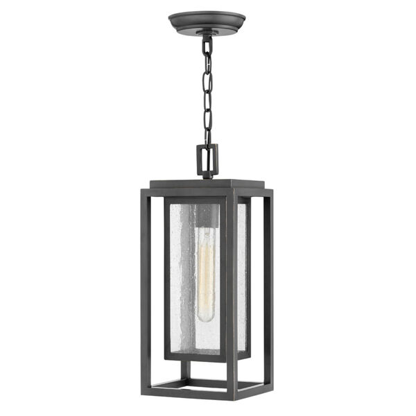 Republic Oil Rubbed Bronze LED One-Light Outdoor Pendant, image 1