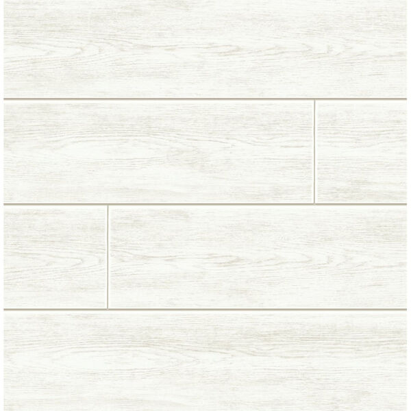 NextWall Off-White Shiplap Peel and Stick Wallpaper, image 2