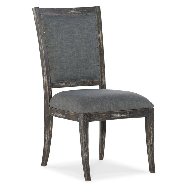 Beaumont Gray Upholstered Side Chair, image 1