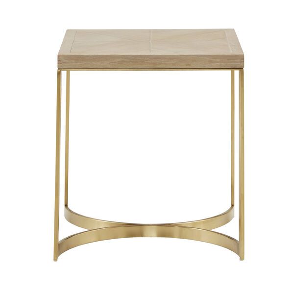 Collin Natural and Gold End Table, image 3
