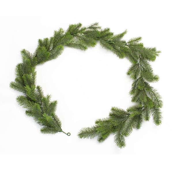 Green 72-Inch Pine Garland, Set of Two, image 1
