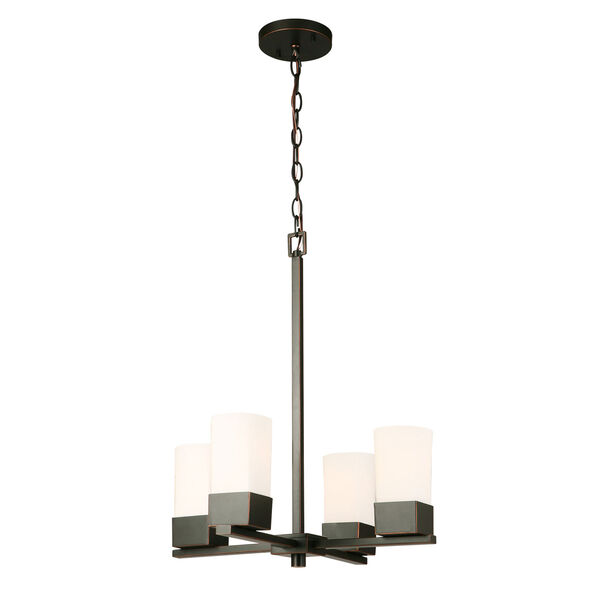 Ciara Springs Oil  Rubbed Bronze Four-Light Chandelier, image 1