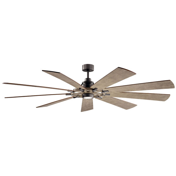 Gentry XL Anvil Iron 85-Inch LED Ceiling Fan, image 1